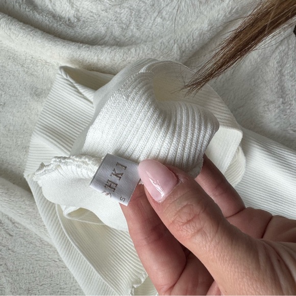 Meshki White Knit Dress - Picture 2 of 3